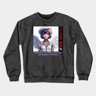 Goth Elf Angel Girl Crewneck Sweatshirt